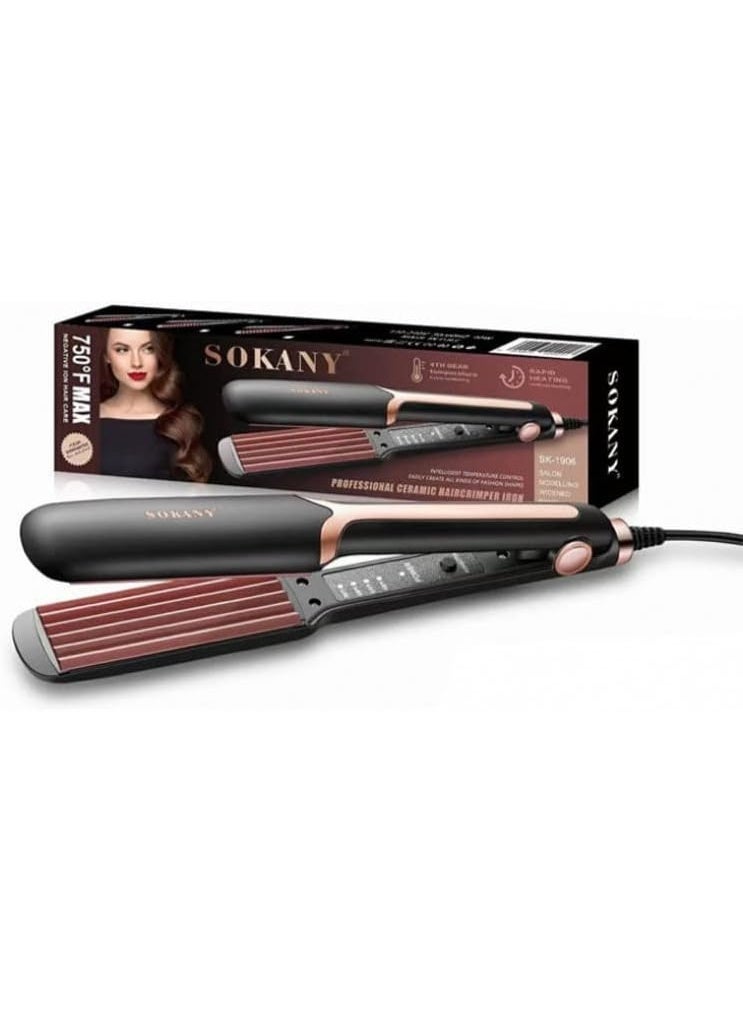 sokany SK-1907 Professional hair Straightener - Image 1